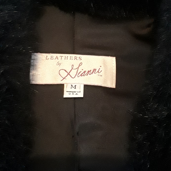 Leather and fur coat - Picture 3 of 6